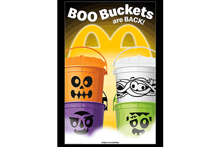 McDonald's Boo Bucket Happy Meal & My 1st Taste of ALL The