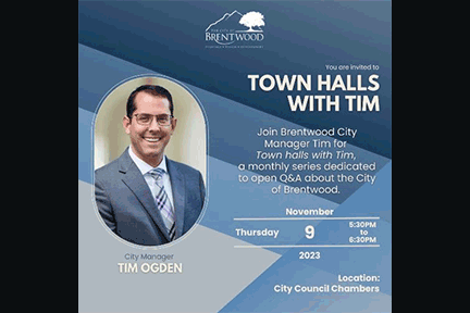 Brentwood City Manager to Host Town Hall